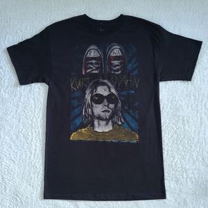 Live Nation🇺🇲 Kurt Cobain Red❤️ Chuck Taylors👟 Graphic Tee👕